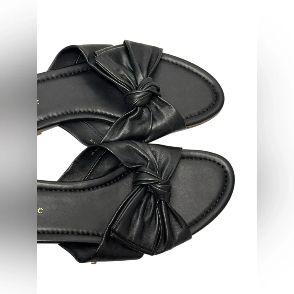 Kate Spade New York Marcella Leather Slide in Black Size 8